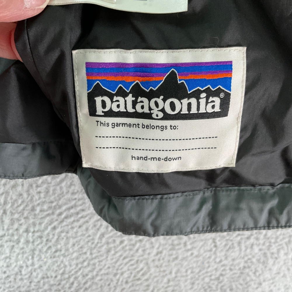 Patagonia Nano Puff Jacket Kids L 12 Grey Excellent Quilted Insulated 68001 - Picture 5 of 9